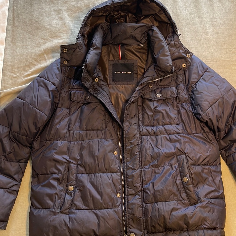 Tommy Hilfiger navy winter jacket